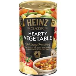 Heinz Classic Hearty Vegetable Soup Canned Ready Meals 535g