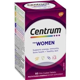 Centrum Women Daily Multivitamin Supplements 60 Pack