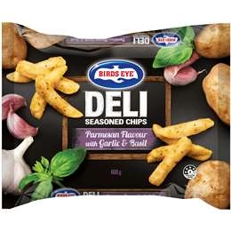 Birds Eye Deli Seasoned Chips Parmesan, Garlic & Basil 600g