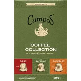 Campos Coffee Collection Nespresso Pods 30 Pack