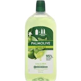 Palmolive Foaming Liquid Hand Wash Antibacterial Soap Refill Lime 500ml