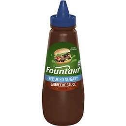 Fountain Barbecue Bbq Sauce Reduced Sugar 500ml