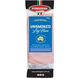 D'orsogna Deli Fresh Ham Unsmoked Old English Leg 100g