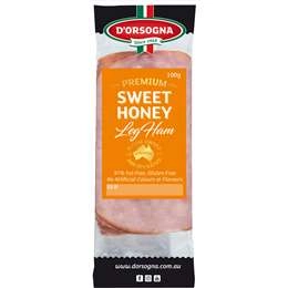 D'orsogna Deli Fresh Ham Honey 100g