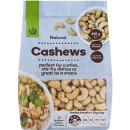 Woolworths Cashews  450g