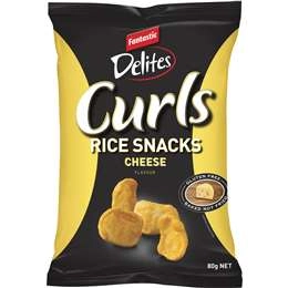 Fantastic Delites Snacks Curls Cheese 80g