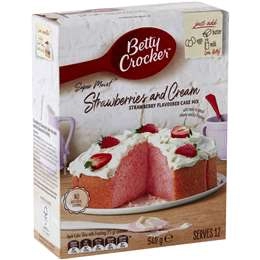 Betty Crocker Strawberries & Cream Cake Mix Cake Mix 540g