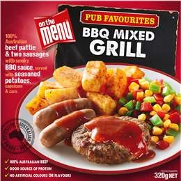 On The Menu Mixed Grill Frozen Meal 320g