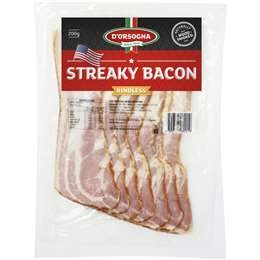 D'orsogna Bacon Streaky 200g