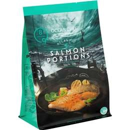 Ocean Chef Salmon Portions Skin On 1kg