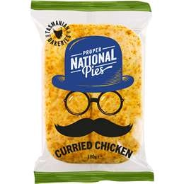 National Pies Curried Chicken Pie Single  180g