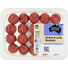 Woolworths Beef & Lamb Meatballs 400g