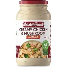 Masterfoods Creamy Chicken & Mushroom Cooking Sauce 490g