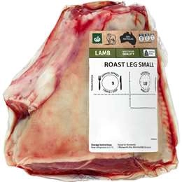 Woolworths Lamb Leg Roast Half  750g - 1.6kg