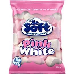 So Soft Marshmallow Pink & Whites  300g