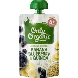 Only Organic 6 Months+ Banana Blueberry & Quinoa 120g