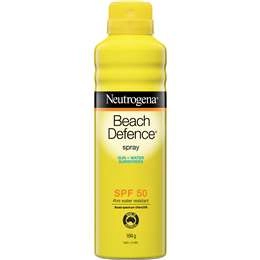 Neutrogena Beach Defence Spray Sunscreen Spf 50 184g