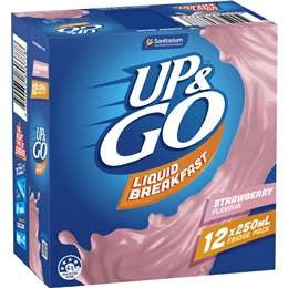 Sanitarium Up&go Liquid Breakfast Strawberry 12 Pack