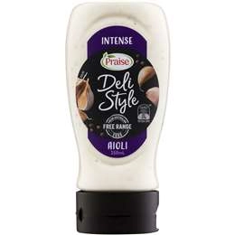 Praise Aioli Mayonnaise Deli Style Intense Garlic 250ml