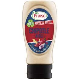 Praise Aioli Mayonnaise Deli Style Chipotle 250ml