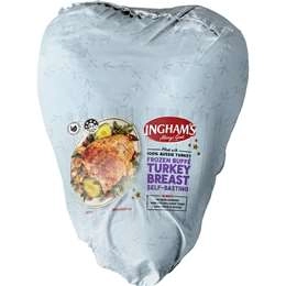 Ingham's Frozen Turkey Breast Easy Carve 4kg