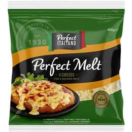 Perfect Italiano Grated 4 Cheese Melt  450g