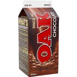 Oak Chocolate Flavoured Milk 600ml