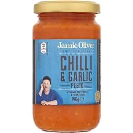 Jamie Oliver Pesto Chilli And Garlic 190g