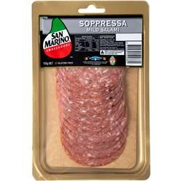 San Marino Soppressa Mild Salami  100g