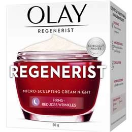 Olay Regenerist Micro-sculpting Night Face Cream Moisturiser 50g