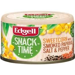 Edgell Snack Time Sweet Corn With Smoked Paprika Salt & Pepper 70g