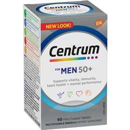 Centrum Men 50+ Daily Multivitamin Supplements 60 Pack