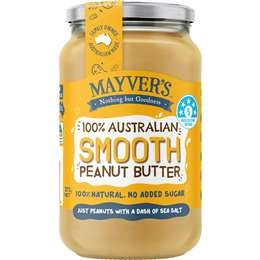 Mayver's Smooth Peanut Butter 375g