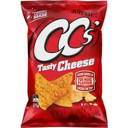 Cc's Corn Chips Tasty Cheese 175g