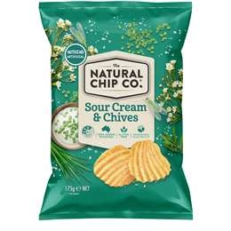 The Natural Chip Co Sour Cream & Garden Chives 175g