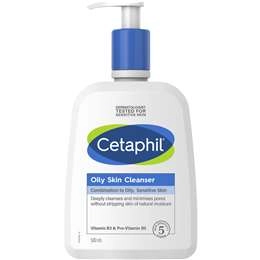 Cetaphil Oily Skin Cleanser, Oily & Combination Skin 500ml