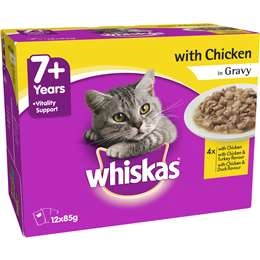 Whiskas Adult Cat Food With Chicken 12 Pack