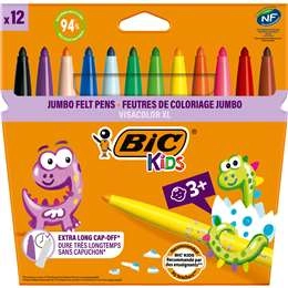 Bic Kids Visacolor Xl Felt Pens  12 Pack