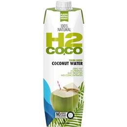 H2coco 100% Natural Pure Coconut Water 1l