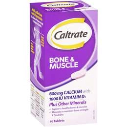 Caltrate Bone & Muscle With Calcium & Vitamin D3 60 Pack