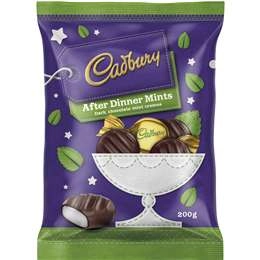 Cadbury Chocolate After Dinner Mints 200g