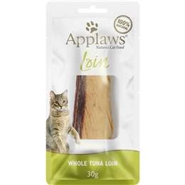 Applaws Adult Cat Food Natural Treat Tuna Loin Plain 30g