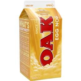 Oak Egg Nog Flavoured Milk  600ml