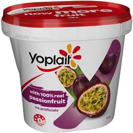 Yoplait Passionfruit Yoghurt 1kg