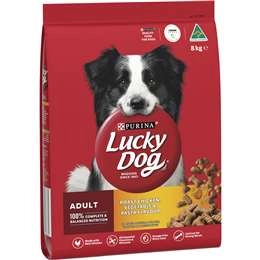 Lucky Dog Adult Roast Chicken, Vege & Pasta Dry Dog Food 8kg