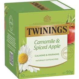 Twinings Camomile & Spiced Apple Tea Bags 10 Pack