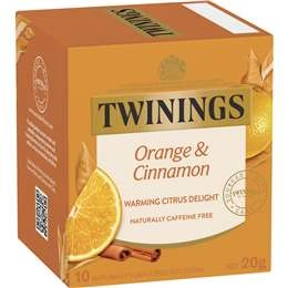 Twinings Orange & Cinnamon Tea Bags  10 Pack