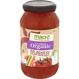 Macro Organic Pasta Sauce Chunky Bolognese 500g