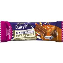 Cadbury Marvellous Creations Orange Chew Fizzy Crunch 45g