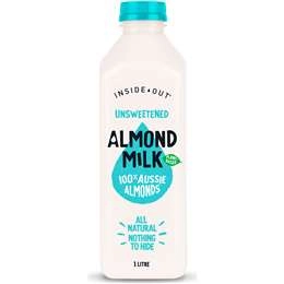 Inside Out Almond Milk Unsweetened 1l